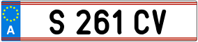 Truck License Plate